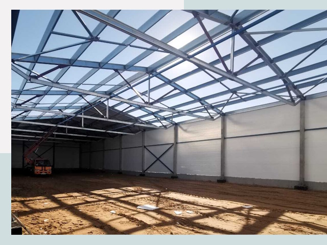 Строительство сенохранилищ в Шарыпово