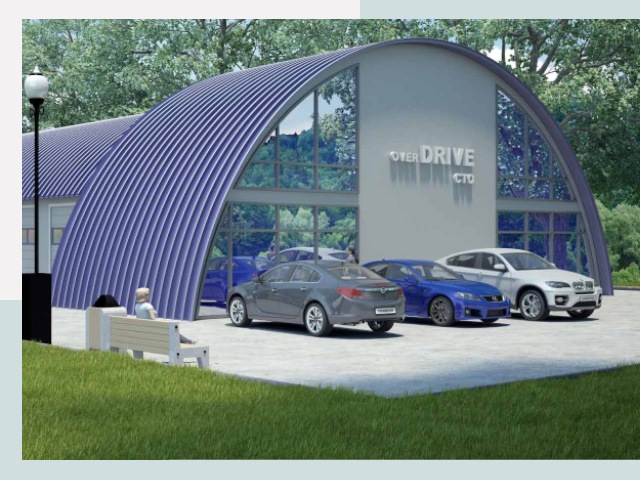 Монтаж ангаров и металлоконструкций от 606 руб.