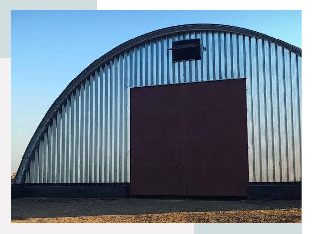 Бескаркасные ангары в Шарыпово