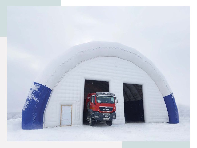 Мобильные ангары в Шарыпово