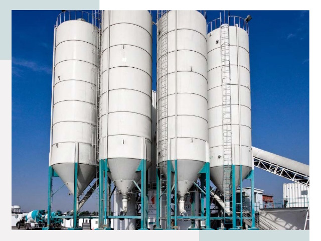 Строительство цементных силосов в Шарыпово
