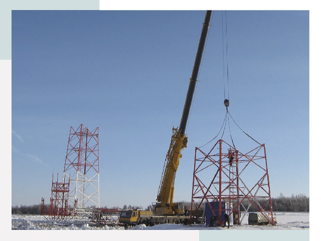 Монтаж вышек связи в Шарыпово