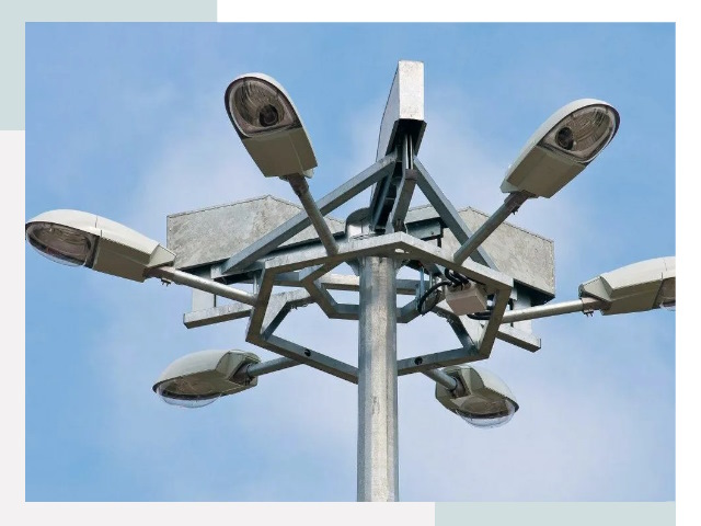 Монтаж осветительных мачт в Шарыпово