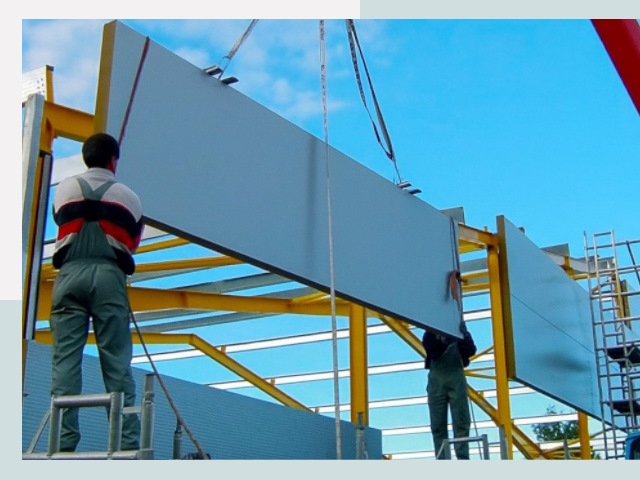 Монтаж сэндвич-панелей в Шарыпово от 606 руб.